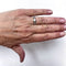 Bague 54 Bague de fiançailles en or blanc 18K et diamants naturels 58 Facettes UKA000082GM