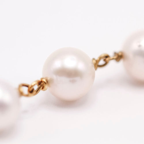 Bracelet Bracelet - Perles et spinelles noires en or jaune 18K 58 Facettes UKA000095FV