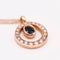Collier PEACE - Collier en or jaune 18K avec diamants et saphir 58 Facettes UKA000097FV