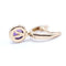 Boucles d'oreilles Boucles d’oreilles cabochon en or jaune 18 carats, améthystes et diamants 58 Facettes UKA000092FV