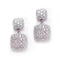 Boucles d'oreilles Boucles d’oreilles pavées de diamants en or blanc 18 K 58 Facettes UKA000089FV