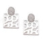 Boucles d'oreilles Safari - Boucles d’oreilles en or blanc 18K avec diamants 58 Facettes UKA000087FV