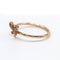 Bague 51 Bague papillon en or rose 18 K et diamants bruns 58 Facettes UKA000100LF