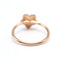 Bague 53.5 Bague fleur - diamants bruns en or rose 18 K 58 Facettes UKA000101LF