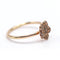 Bague 53.5 Bague fleur - diamants bruns en or rose 18 K 58 Facettes UKA000101LF