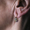 Boucles d'oreilles Rainbow - Boucles d’oreilles en or jaune 18K, diamants et pierres fines 58 Facettes UKA000103LF