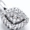 Pendentif Square - Pendentif en or blanc 18K et diamants 58 Facettes UKA000107LF