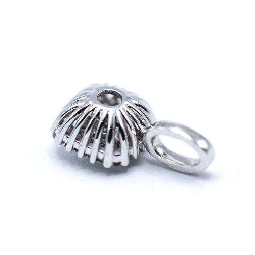 Pendentif Square - Pendentif en or blanc 18K et diamants 58 Facettes UKA000107LF