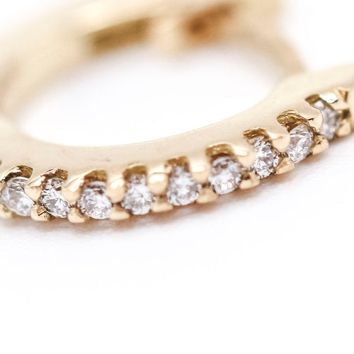 Boucles d'oreilles Boucles d’oreilles créoles - Diamants en or jaune 18K 58 Facettes UKA000110LF