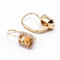 Boucles d'oreilles Boucles d’oreilles monacale avec diamants et citrines en or jaune 18K 58 Facettes UKA000112LF