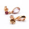 Boucles d'oreilles Boucles d’oreilles goutte en or rose 18K avec améthystes, rodolites et diamants 58 Facettes UKA000113LF
