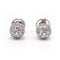 Boucles d'oreilles Boucles d’oreilles boule en or blanc 18K et diamants 2,00 ct 58 Facettes UKA000114LF