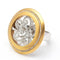 Bague 53.5 AVENNE - Bague en or bicolore 18 ct et diamants 58 Facettes D359740LF