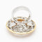Bague 53.5 AVENNE - Bague en or bicolore 18 ct et diamants 58 Facettes D359740LF