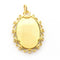 Pendentif Médaille Vierge - Pendentif en or jaune 18 carats et diamants 58 Facettes D359667LF