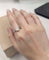 Bague 50 Bague solitaire vintage en or blanc 18 ct et diamant 0,70 ct 58 Facettes CV-008
