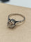 Bague 50 Bague solitaire vintage en or blanc 18 ct et diamant 0,70 ct 58 Facettes CV-008