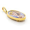 Pendentif Médaille Vierge de Montserrat en or jaune et émail 58 Facettes D359724LF