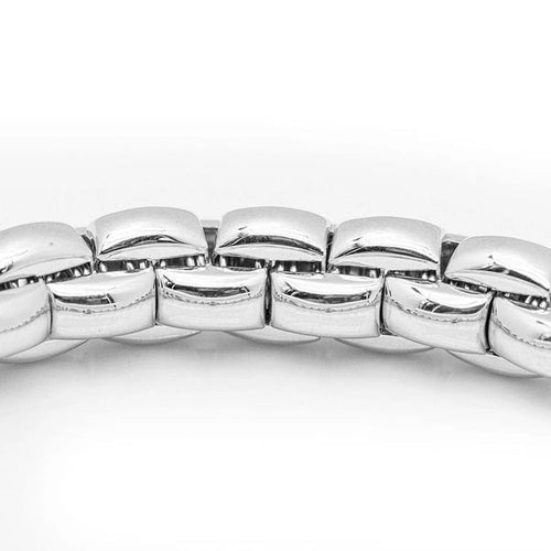 Bracelet Bracelet design italien en or blanc 18 carats et saphirs 58 Facettes D359662LF