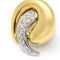Boucles d'oreilles Boucles d'oreilles en deux ors 18 carats et diamants 58 Facettes D359882JC
