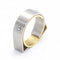 Bague 53 Carl Dau Geometry - Bague en or jaune et acier sablé 58 Facettes D359995JC