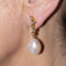 Boucles d'oreilles STILL - Boucles d'oreilles avec perles et diamants en or jaune 18 carats 58 Facettes D360288JE