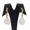Boucles d'oreilles STILL - Boucles d'oreilles avec perles et diamants en or jaune 18 carats 58 Facettes D360288JE