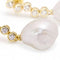 Boucles d'oreilles STILL - Boucles d'oreilles avec perles et diamants en or jaune 18 carats 58 Facettes D360288JE