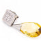 Boucles d'oreilles Briolé - Boucles d'oreilles en or 18 carats avec citrines et diamants 58 Facettes D360265JE