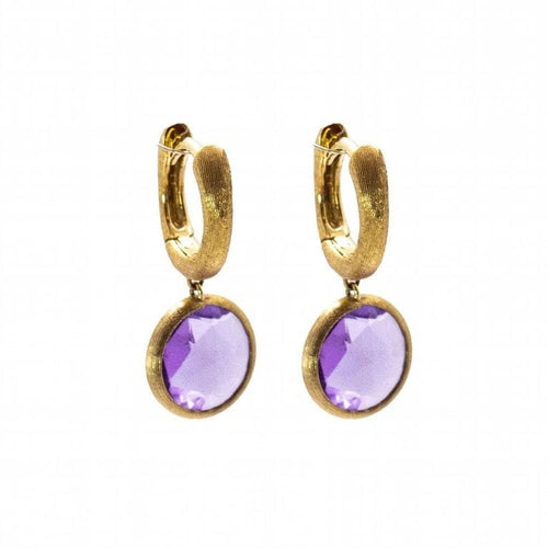 Boucles d'oreilles AMATISTA - Boucles d’oreilles en or jaune 18 carats et améthystes 58 Facettes D360364CS