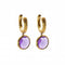Boucles d'oreilles AMATISTA - Boucles d’oreilles en or jaune 18 carats et améthystes 58 Facettes D360364CS