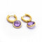 Boucles d'oreilles AMATISTA - Boucles d’oreilles en or jaune 18 carats et améthystes 58 Facettes D360364CS