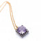 Collier Salvini - Collier en or jaune et blanc 18 carats avec diamants et améthyste 58 Facettes D360359CS