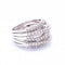 Bague 54 Salvini - Bague en or blanc 18 carats et diamants 58 Facettes D360368CS
