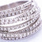 Bague 54 Salvini - Bague en or blanc 18 carats et diamants 58 Facettes D360368CS