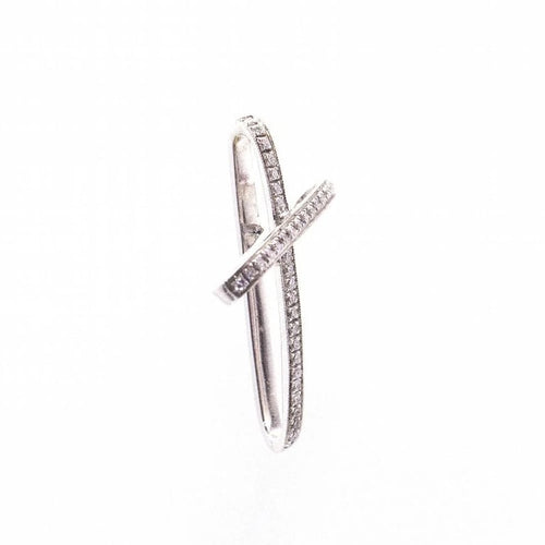 Pendentif Alfieri - Pendentif croix de Saint-Jean en or blanc et diamants 58 Facettes D360390CS