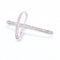 Pendentif Alfieri - Pendentif croix de Saint-Jean en or blanc et diamants 58 Facettes D360390CS