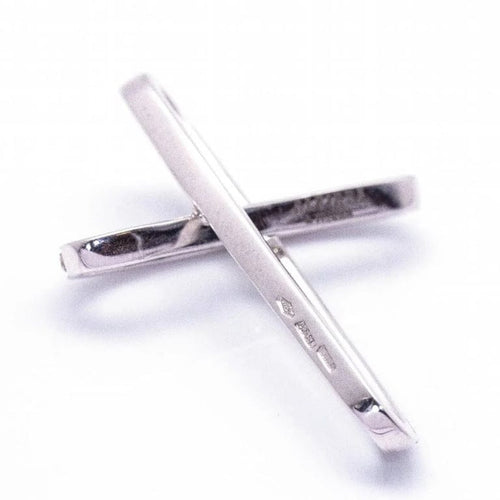 Pendentif Alfieri - Pendentif croix de Saint-Jean en or blanc et diamants 58 Facettes D360390CS