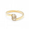 Bague 53 Gucci Running G - Bague en or jaune 18 carats et diamants 58 Facettes D360449FJ