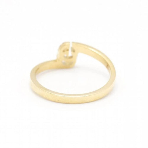 Bague 53 Gucci Running G - Bague en or jaune 18 carats et diamants 58 Facettes D360449FJ