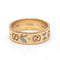 Bague 54 Gucci Icon Blossom - Bague en or rose 18 carats et émail 58 Facettes D360460FJ