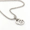 Collier Gucci - Collier motif GG en or blanc 18 kt et diamants 58 Facettes D360497FJ