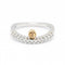 Bague 52 Damiani - Bague en or bicolore 18 carats et diamants 58 Facettes D360528FJ