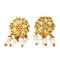 Boucles d'oreilles Keshi 1900 - Boucles d'oreilles Novecentismo en or jaune 18 carats, diamants et perles 58 Facettes D361018JC