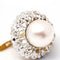 Boucles d'oreilles Boucles d’oreilles Art Nouveau en platine et or jaune avec perles et diamants 58 Facettes D361021JC