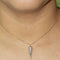 Collier LANZA - Collier en or rose 18 carats, diamants et nacre 58 Facettes D361160SP