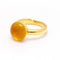 Bague 54 Bague en or jaune 18 carats avec citrine 58 Facettes D361611UZ