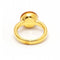 Bague 54 Bague en or jaune 18 carats avec citrine 58 Facettes D361611UZ