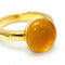 Bague 54 Bague en or jaune 18 carats avec citrine 58 Facettes D361611UZ