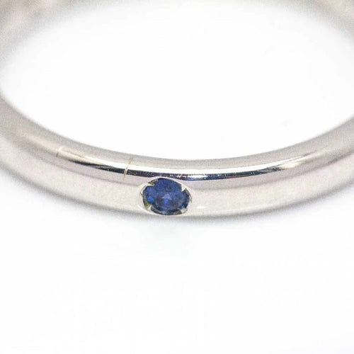 Bague 51 Pomellato Milano Alliance Collection - Bague alliance en or blanc et saphirs 58 Facettes D361960SO